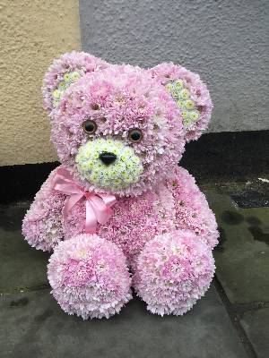 Pink 3d teddy bear
