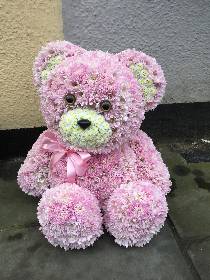 3d teddy bear funeral flowers