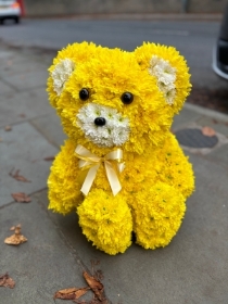 Yellow 3d teddy bear